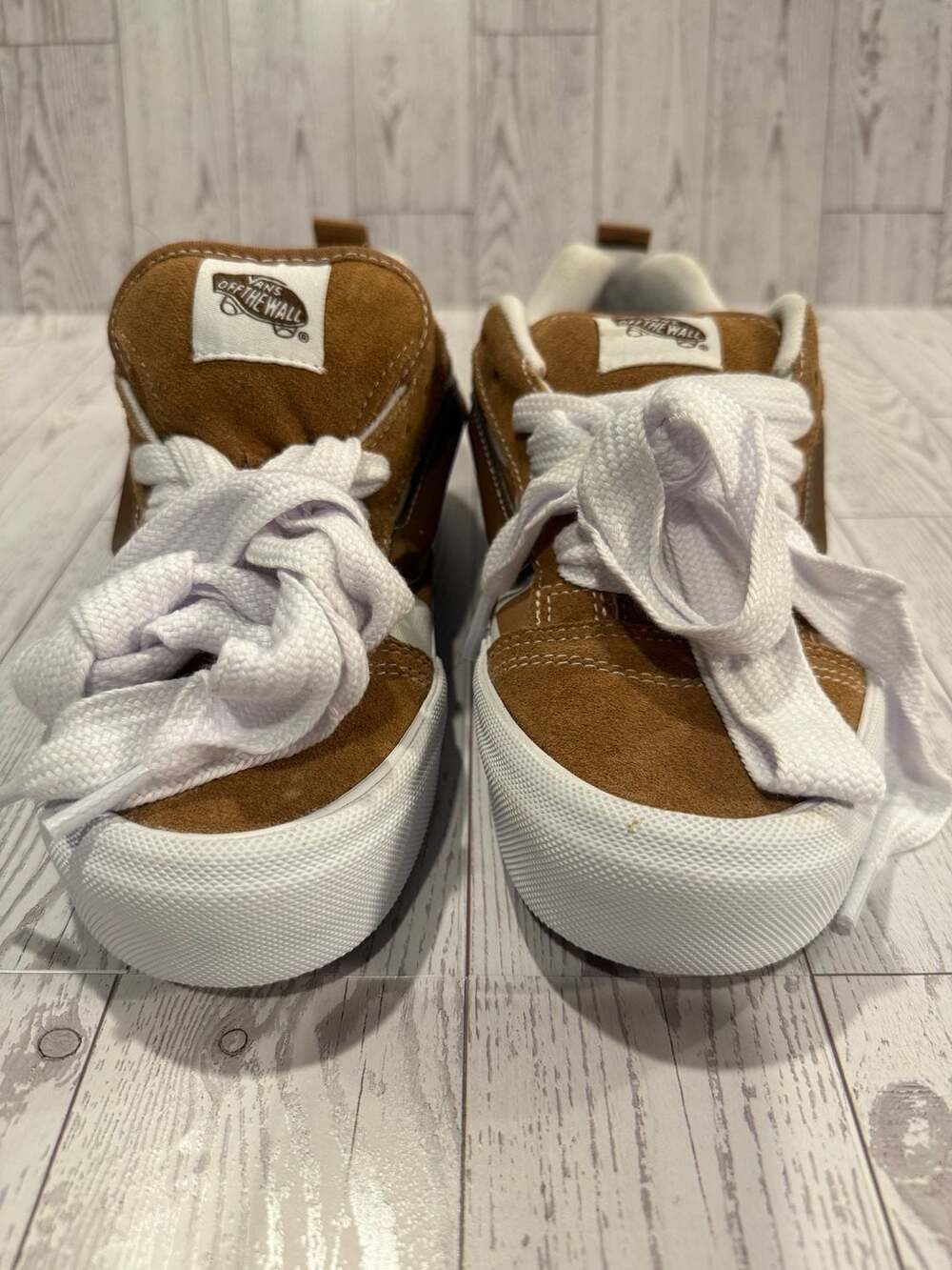 Vans Knu Skool Size Men's 6.0 / Women's 7.5 Brown Checkerboard